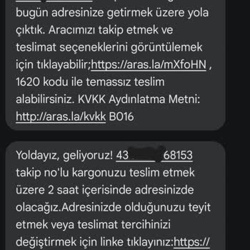 Aras Kargo "Eksik / Yanlış / Hatalı Adres" Yalanı
