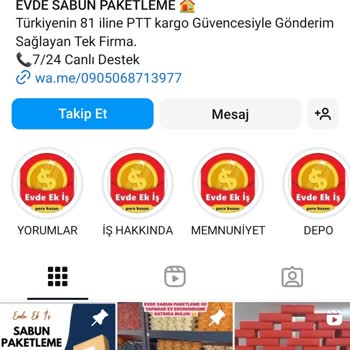 Paketlemeacentesi (Instagram) Sabun Paketleme Mağduriyeti