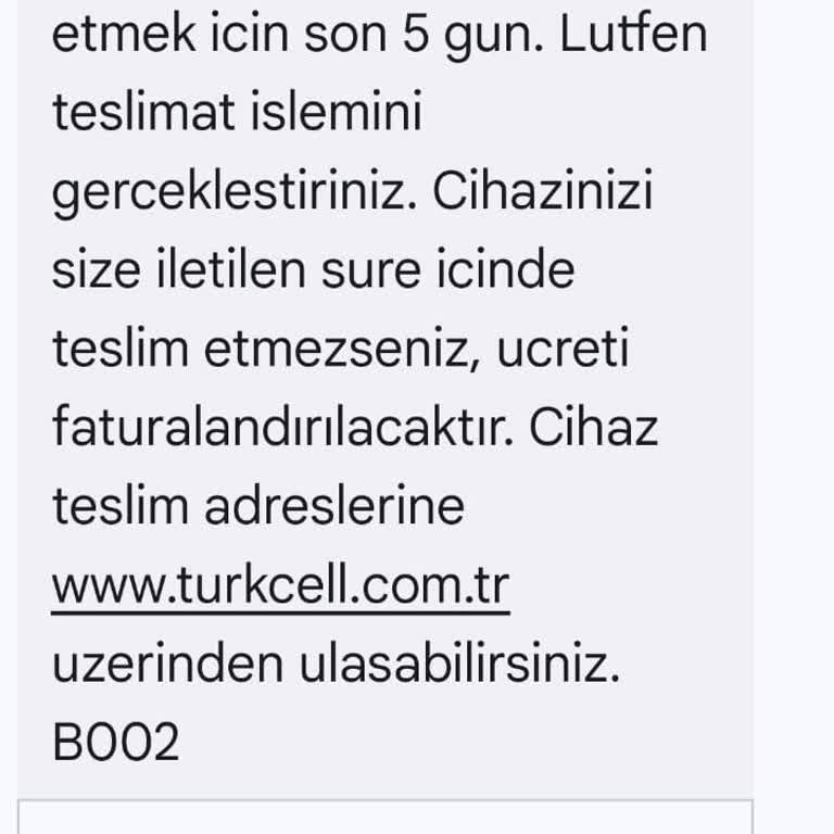 Turkcell Superbox Ürününü Teslim Etmemize Rağmen Teslim Edilmemiş Görünüyor