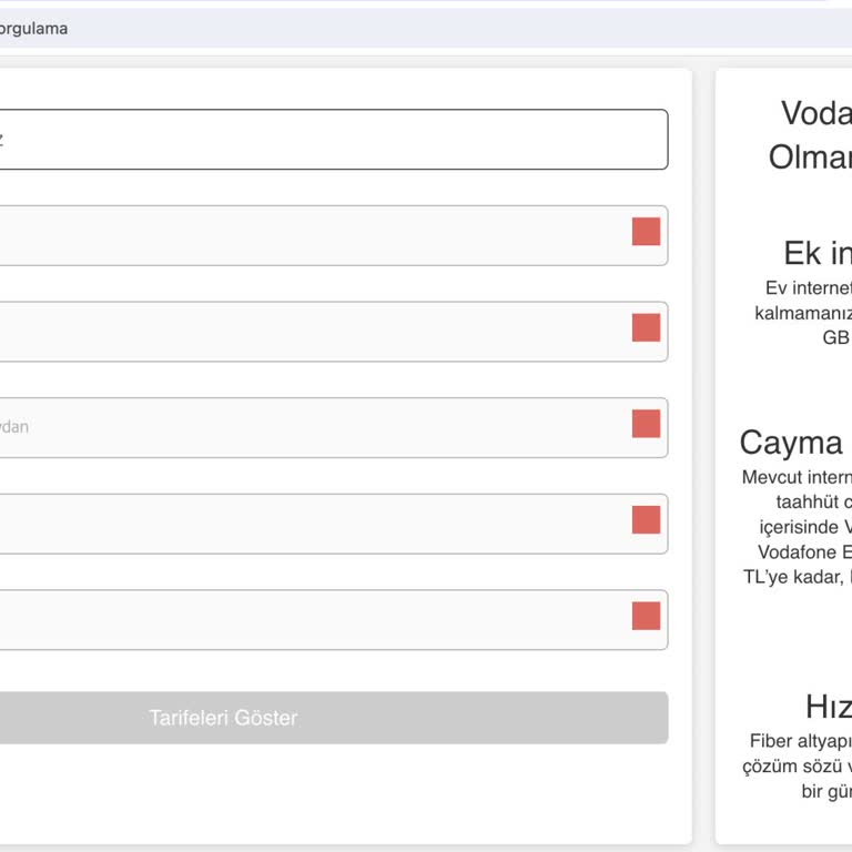 Vodafone Ev İnternet Mağduriyeti