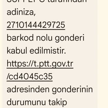 PttAVM PTT Kargo Dağıtıma Çıktı Mesajı Geldi Ama Kargomu Göndermedi