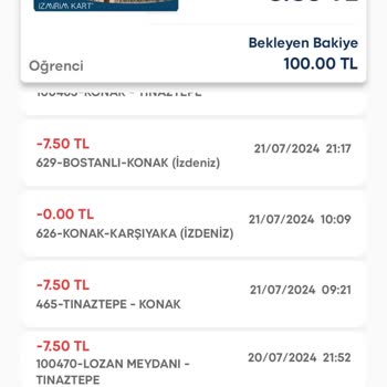 İzmirim Kart Kendi Kendine Bakiye Azaltıyor