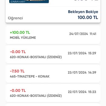 İzmirim Kart Kendi Kendine Bakiye Azaltıyor
