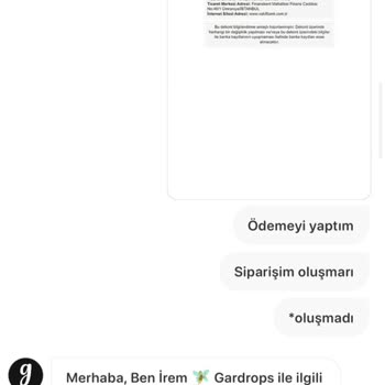 Gardrops'dan Ödeme Yaptım, Göndermediniz Diyor!