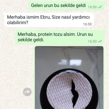 Supplementler Paketi Açılmış/kullanılmış Protein Tozu