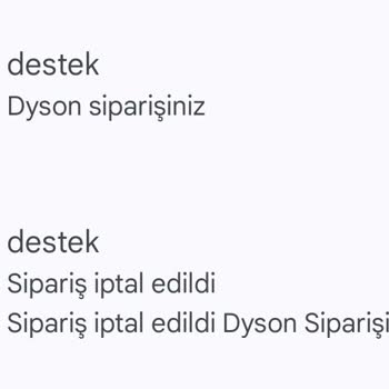 Bir Türlü Teslim Edilmeyen Sipariş. Dyson V15 Mobilya Altı Aparatı