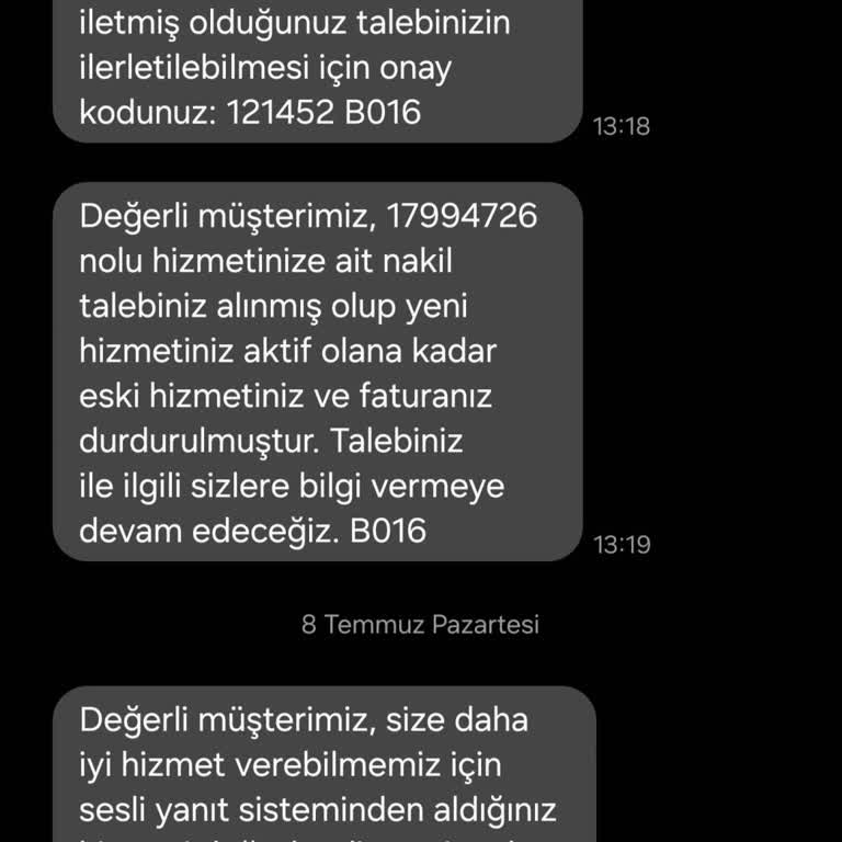 Vodafone Net Nakil İşlemleri Adres Değişikliği