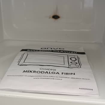 Onvo Mikrodalga Metal Yanıkları