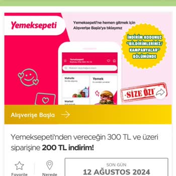 Yemek Sepeti Kupon Mağduriyeti