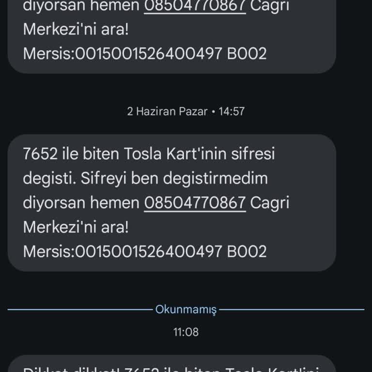 Tosla Hesabım Sebepsiz Yere Kapatıldı
