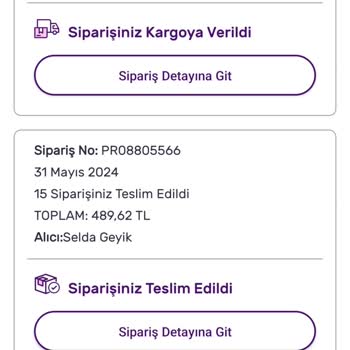 Gratis Kargo Teslim Edilmemesi