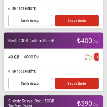 Vodafone Tarife Geçişi İçin Adaletsizlik Yapıyorlar