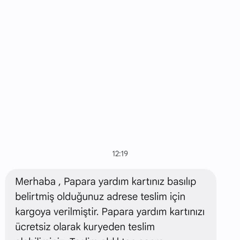 SKR Danışmanlık - 0850 600 01 42 Hesabım Üzerine Gelen Şüpheli Mesaj