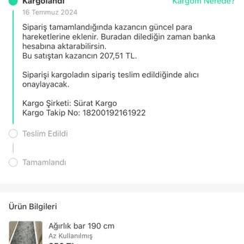 Sürat Kargo Esenyurt Aktarma Şubesin Den Gönderilmeyen Kargo