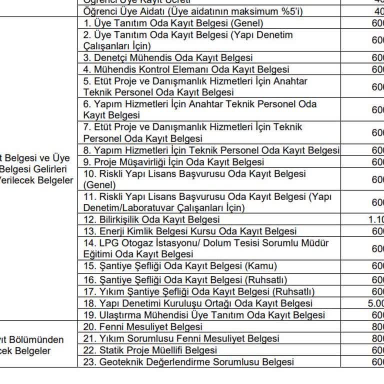 İnşaat Mühendisleri Odası 'nın Ücret Politikası Ve Mesleki Dayanışma Sorunu