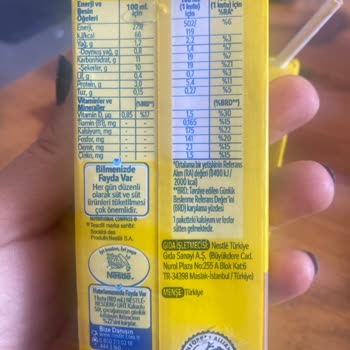 Nestle Nesquik Kakaolu Sut Muzlu Çıktı