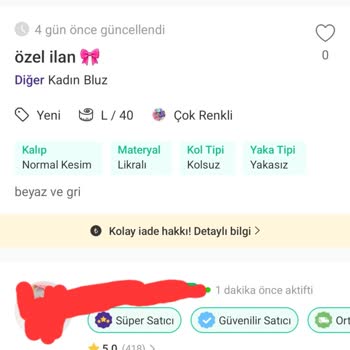 Dolap Müşteri Hizmetlerinin Haksız İade Onayı