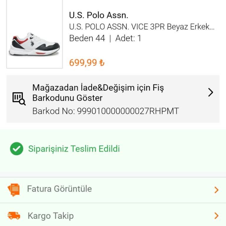 FLO Ayakkabı FLO Eksik Ürünümden Ötürü Tepki