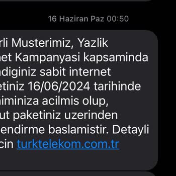 Türk Telekom İnternet Hizmet Sorunu