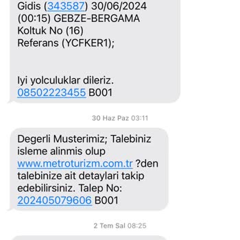 Obilet Mobilet Üzerinden Metro Firmasına Otobüs Bileti Mağduriyeti Yaşadım