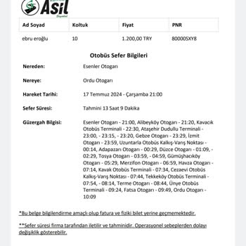 Asil Görele Seyahat Rötarlı İniş Ve 0 Müşteri Memnuniyeti