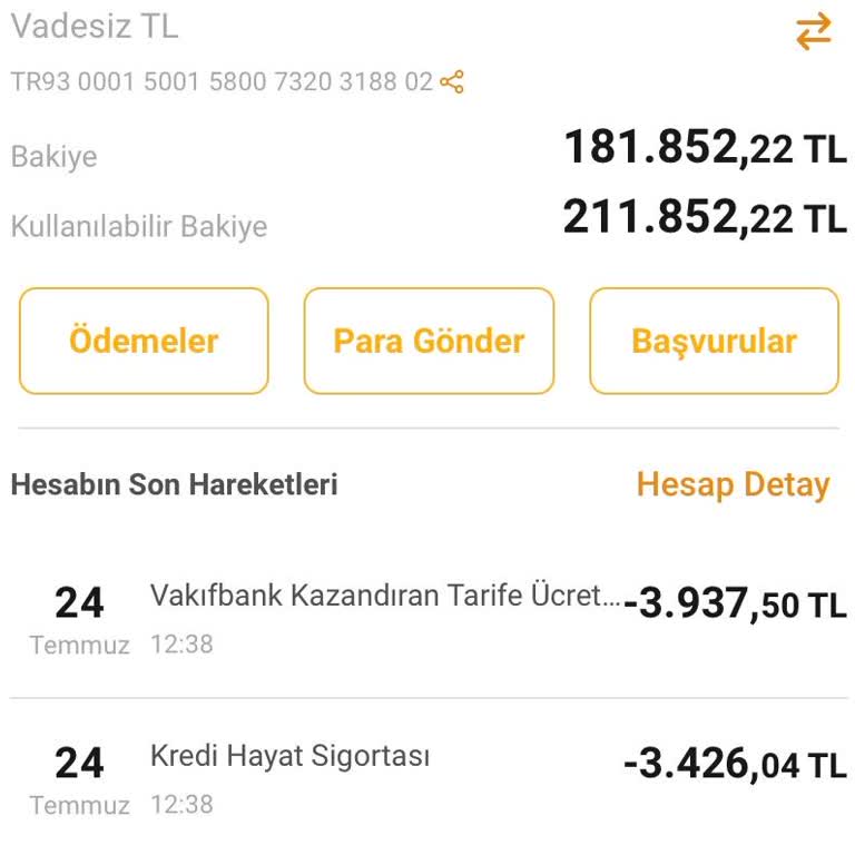 VakıfBank Kazandıran Tarife Ücreti