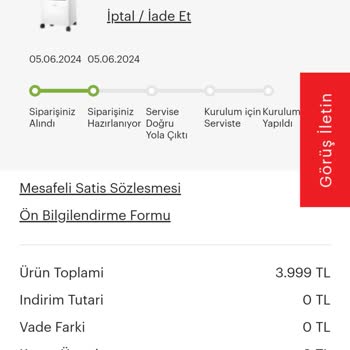 Arçelik 45 Gündür Siparişimi Teslim Etmedi