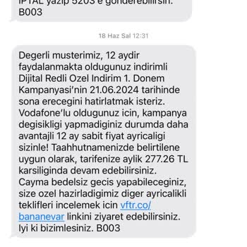 Vodafone Söylenecek Söz Yok