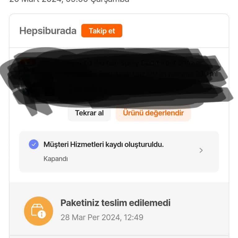 hepsiJET Hepsiburada İadede Ücret İadesi Yapmıyor