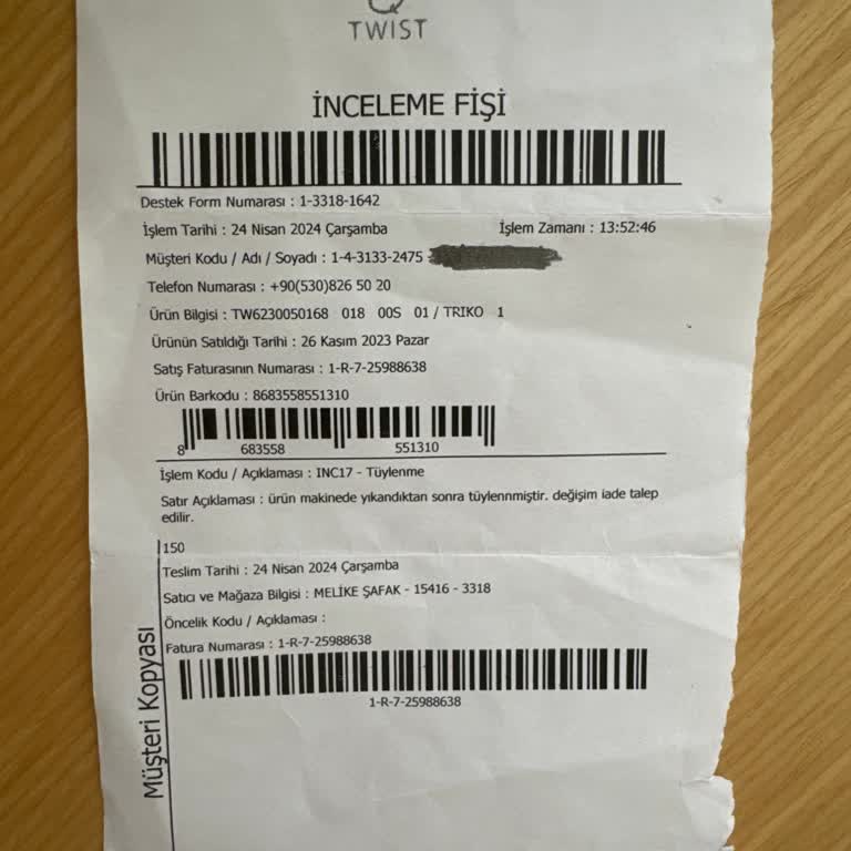 Bağdat Caddesi Twist - Kalitesiz Ürün-müşterilerini Önemsemeyen Marka