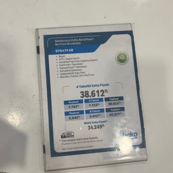 Beko Darbeli Dolap İade