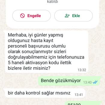 İşin Olsun Hasta Kayıt Görevlisi