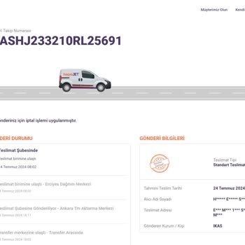 Hepsijet Kargom Bilgim Dışında İptal Edildi