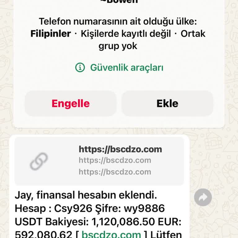WhatsApp Gizli Numara Şikayeti
