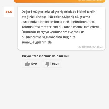 FLO Ayakkabı Trendyol FLO Satıcısı Siparişimi İptal Etti