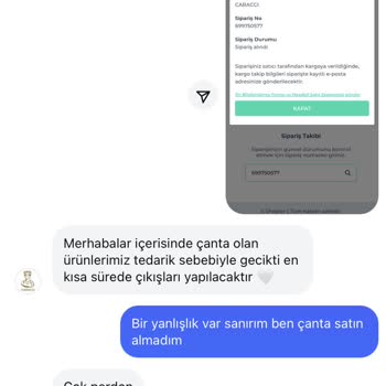 Caracci Official Sipariş Gecikmesi Ve İletişim Sorunlarıyla Karşılaştım