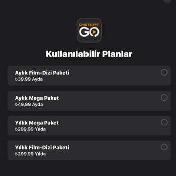 D Smart GO Paket Ve İadeler