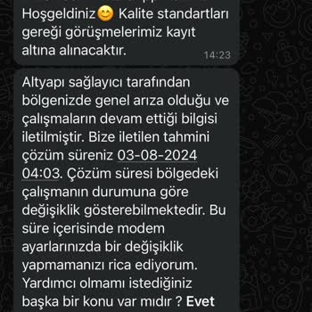 Millenicom İnterneti Türk Telekom Kaynaklı Denilip İnternet Sağlamıyor