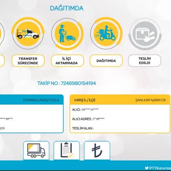 PTT Bank PTT Kargo Adrese Gelmeden Kayıt İşleyerek Gönderiyi Ulaştırmıyor.