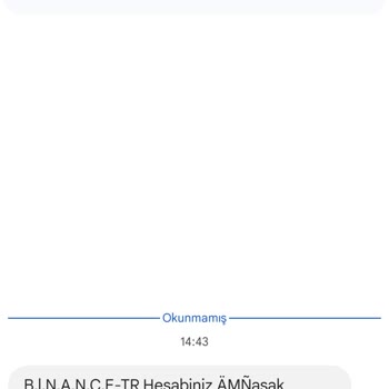 INCESU MUF. (SMS) Binance TR'den Gelen Şüpheli Mesajlar Ve Güvenlik Endişesi