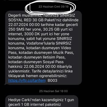 Vodafone'a Müşteri Hizmetlerinin Hatası