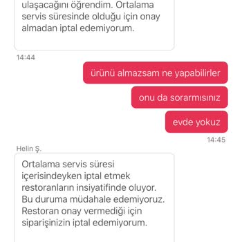 Yemek Sepeti Kupon İptali Yapıldı