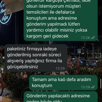 Kargoist Manisa Şubesinde Ve LCW Kargoya Verme Sorunu