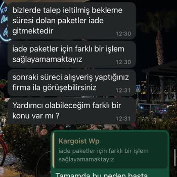 Kargoist Manisa Şubesinde Ve LCW Kargoya Verme Sorunu
