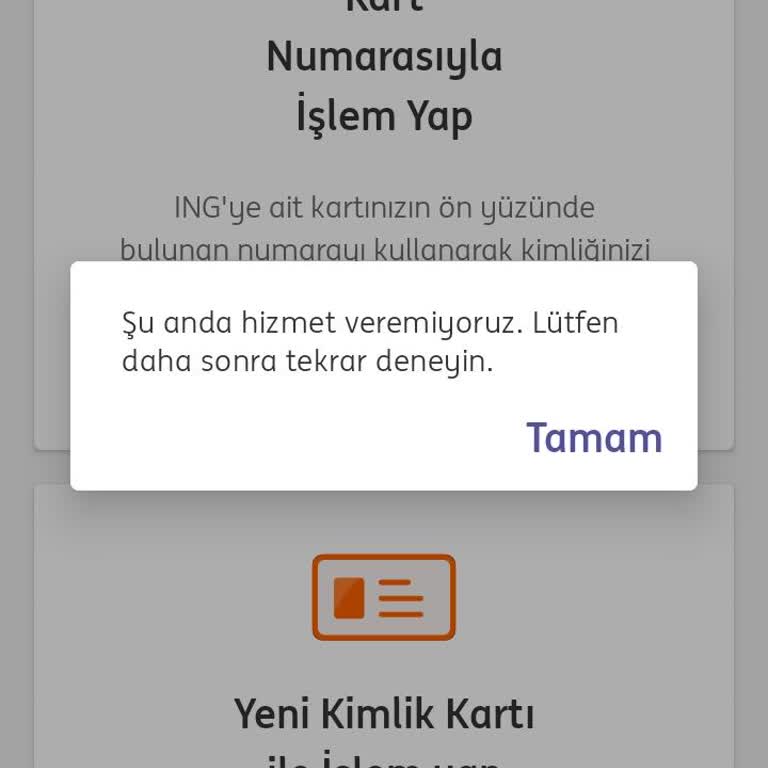ING Bank Sürekli Kullanıcı Kodu İptal Edilmesi.