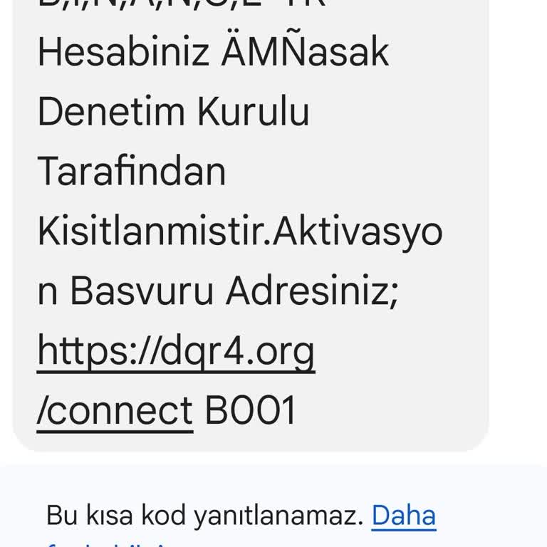 Binance Adı İle Gelen Kısıtlama Mesajı