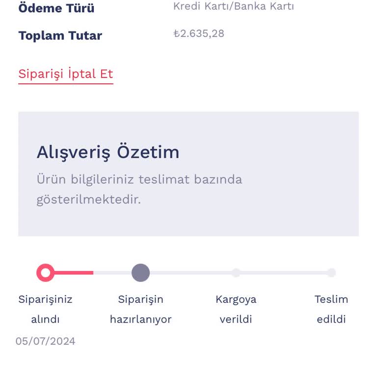Penti 20 Gündür Siparişimi Göndermedi
