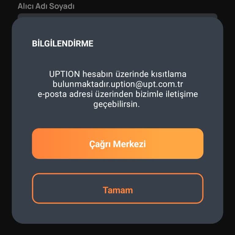 Uption Daki Paramı Çekemiyorum