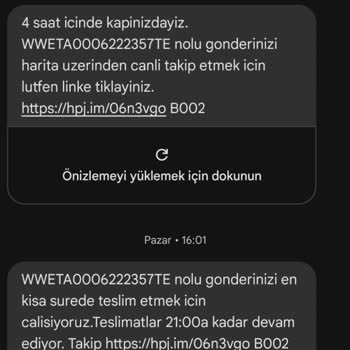 Hepsijet 11 Gündür Kargomu Teslim Etmiyor. Yurt Dışından 7 Günde Geldi