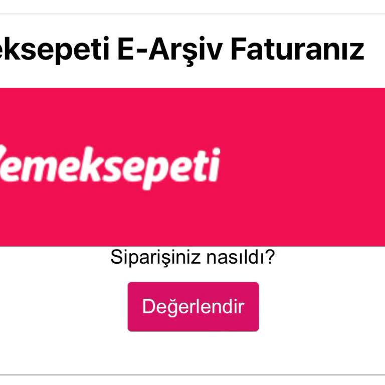 Yemeksepeti Eksik Ürün Gönderimi